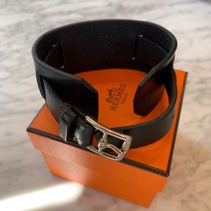 Hermès Leather Cuff